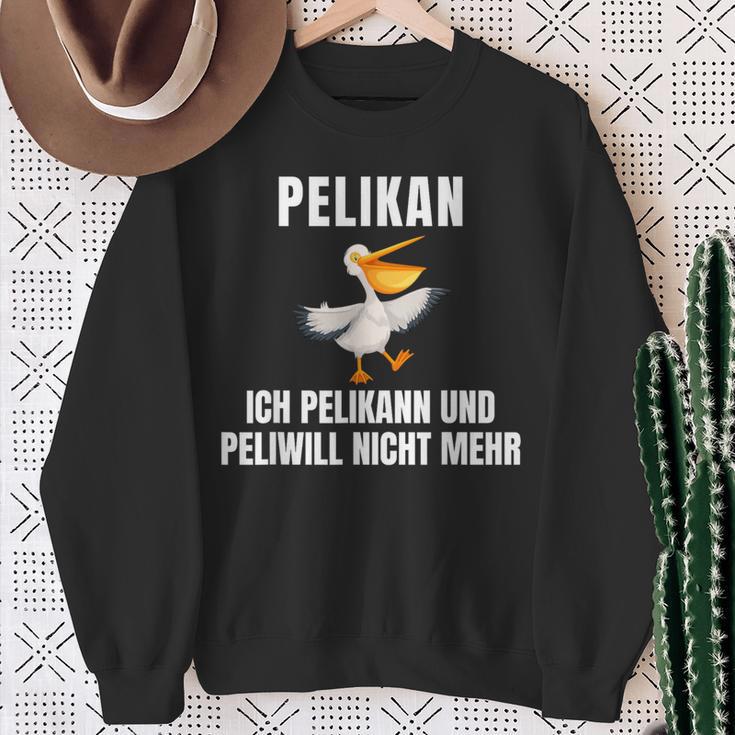 Pelikann Und Peliwill Nicht Mehr Sweatshirt Geschenke für alte Frauen