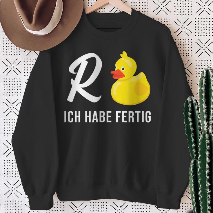 Pensioner Retirement Ich Habe Fertig Retirement Sweatshirt Geschenke für alte Frauen