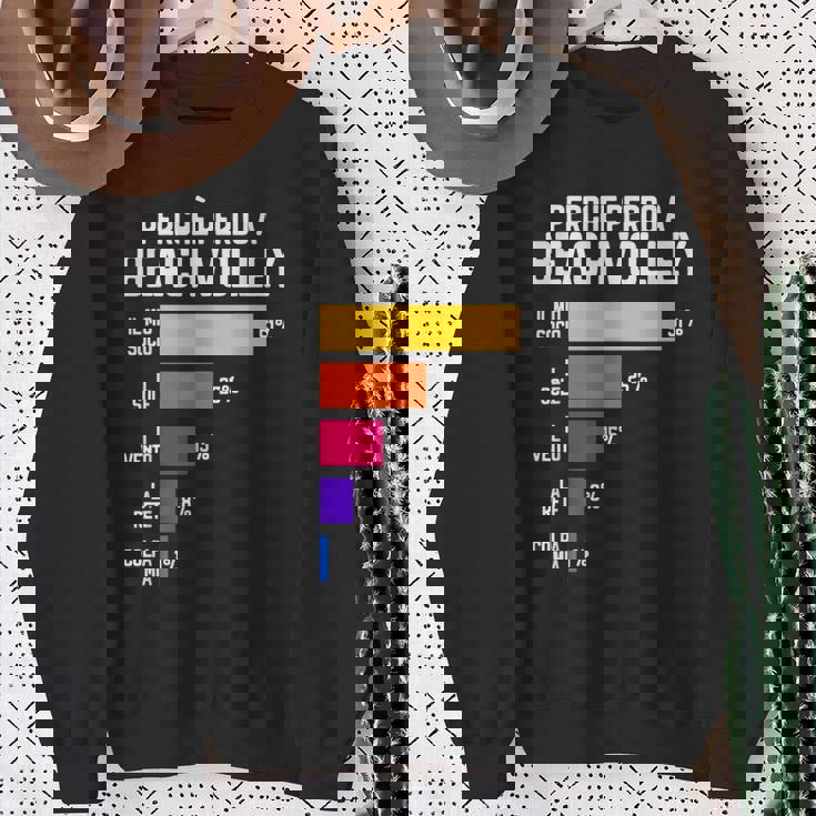 Perchè Perdo A Beacholley Scritte Pallavolo Divertente Felpa Regalos para ancianas