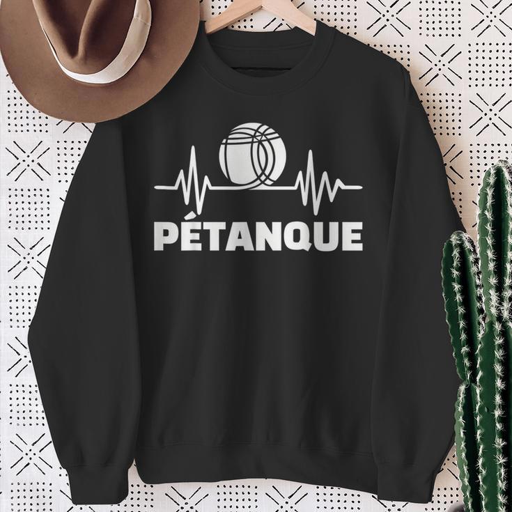 Petanque Boule Frequency Sweatshirt Geschenke für alte Frauen