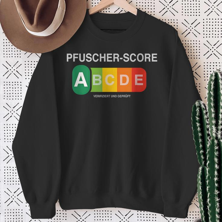 Pfuscher Score Sweatshirt Geschenke für alte Frauen