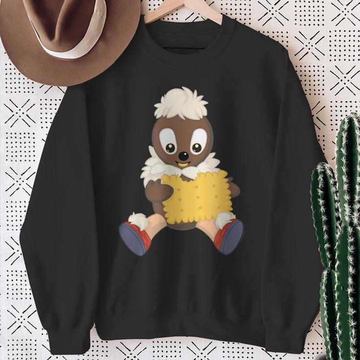 Pittiplatsch With Biscuit Sweatshirt Geschenke für alte Frauen