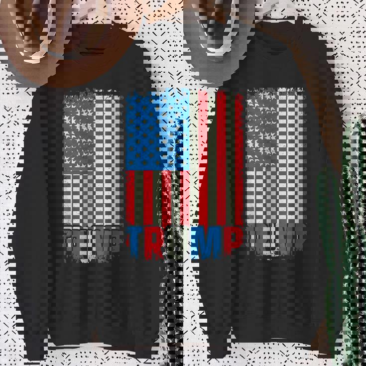 Política Donald Trump Bandera De Trump Donald Trump Camisa de entrenamiento Regalos para ancianas