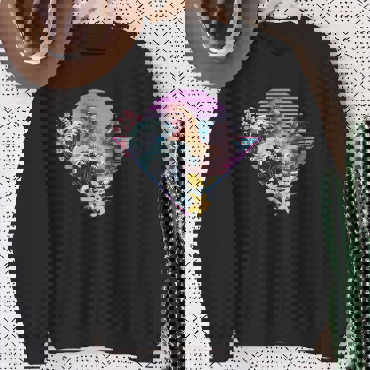 Pollo Japonés Gran Ola Kanagawa Japón Arteintage Camisa de entrenamiento Regalos para ancianas
