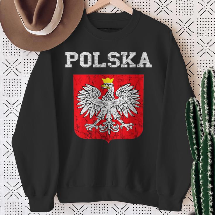 Polska Polish Flag Polish Pride Polska Polish Eagle S Sweatshirt Geschenke für alte Frauen