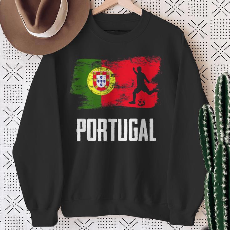 Portugal Flag Jersey Portuguese Soccer Team Portuguese Sweatshirt Geschenke für alte Frauen