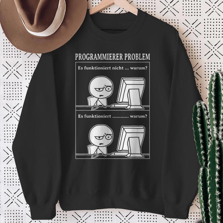 Programmer Problem Es Works Computer Nerd Sweatshirt Geschenke für alte Frauen