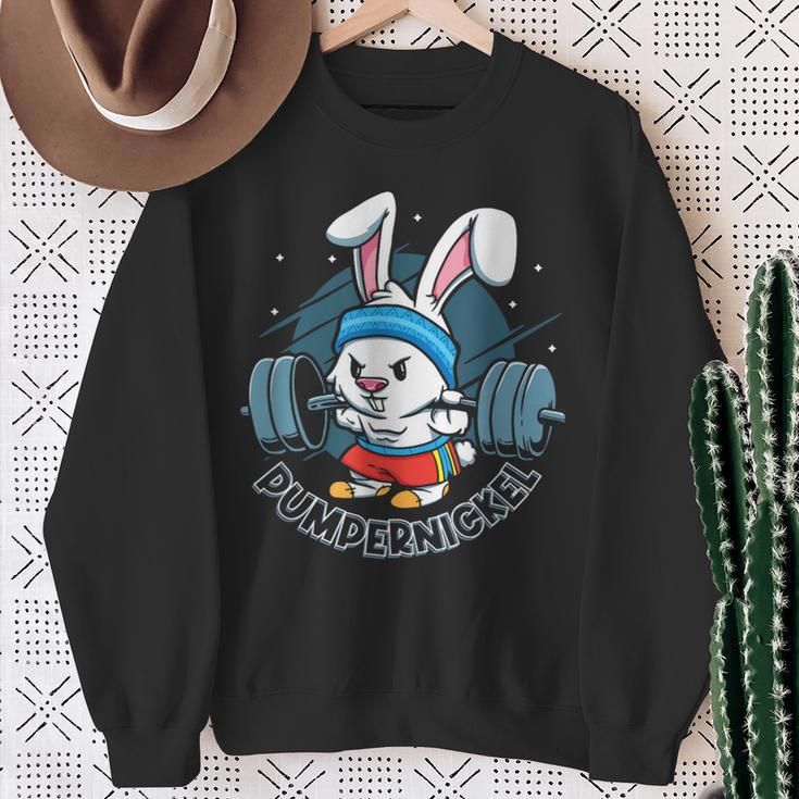 Pumpernickel Rabbit Rabbit Owner Sweatshirt Geschenke für alte Frauen