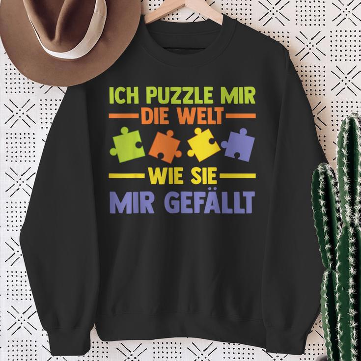 Puzzlefan Puzzler Puzzle Pieces Puzzle Sweatshirt Geschenke für alte Frauen