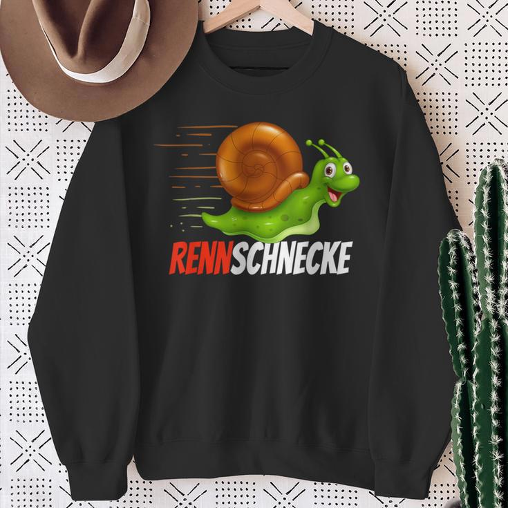 Racing Snail Jogging Runner Sweatshirt Geschenke für alte Frauen