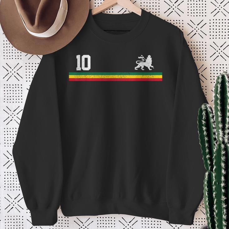 Rastafari Reggae Rasta Lion Of Judah Sweatshirt Geschenke für alte Frauen