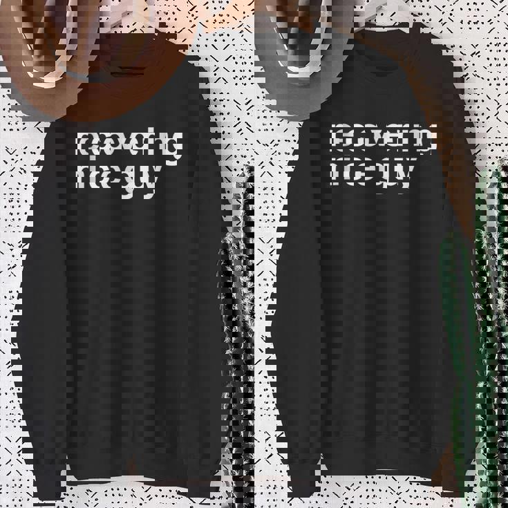 Recovering Nice Guy Zesty Gym Meme Workout Sweatshirt Gifts for Old Women