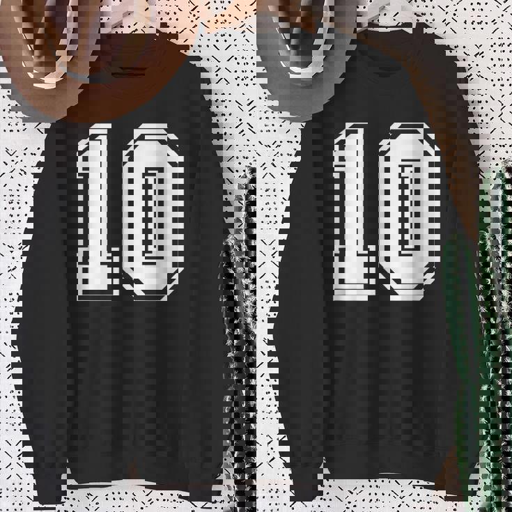 Regalo Sportivo Numero 10 Della Maglia Della Squadra Felpa Regalos para ancianas