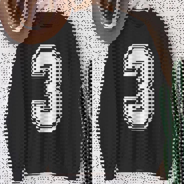 Regalo Sportivo Numero 3 Della Maglia Della Squadra Felpa Regalos para ancianas