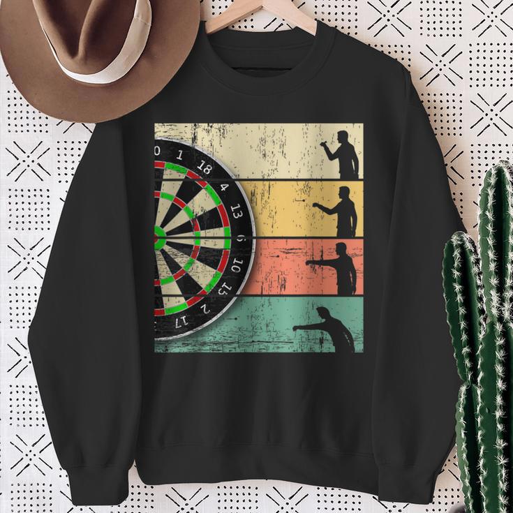 Retro Dart For Dart Game Sweatshirt Geschenke für alte Frauen