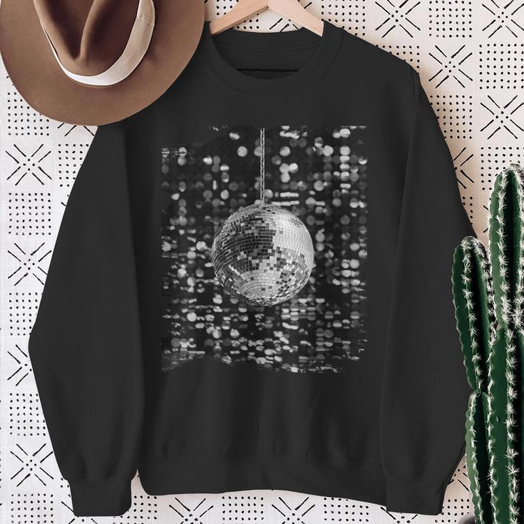 Retro Style Disco Ball & Sweatshirt Geschenke für alte Frauen