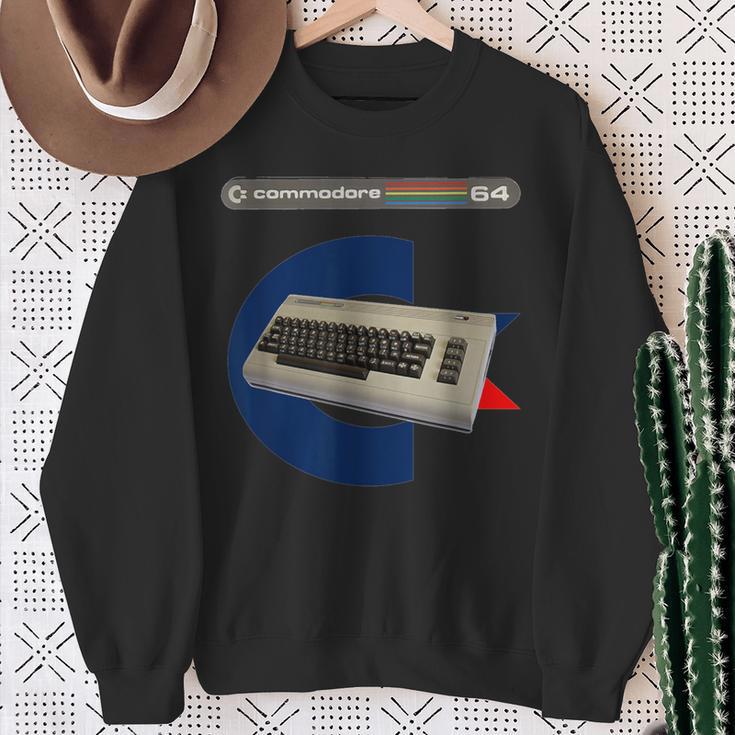 Retrointage Computer C64 Home Computer 80S Nerd Sweatshirt Geschenke für alte Frauen