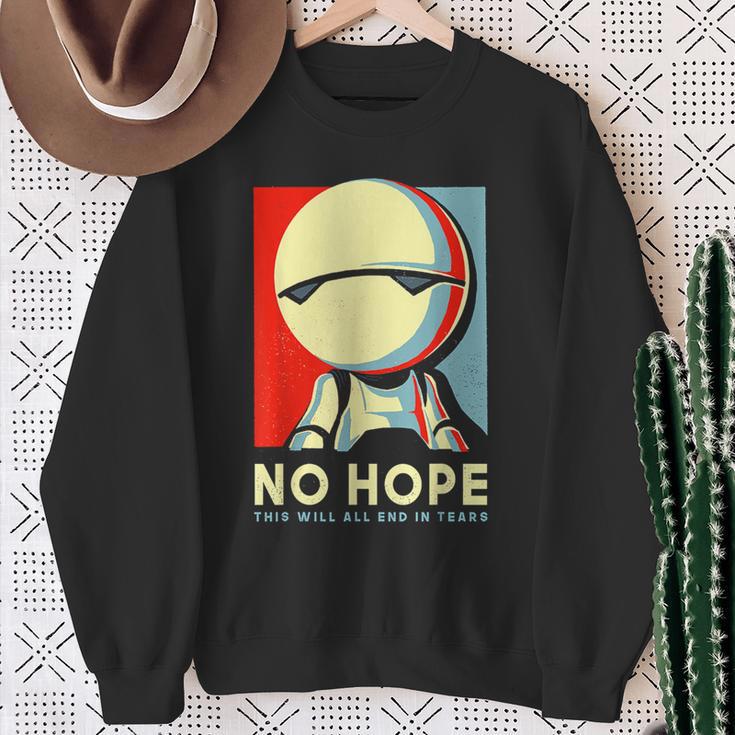 Retrointage Keine Hoffnung Dass Das Alles In Tränen End German Sweatshirt Geschenke für alte Frauen