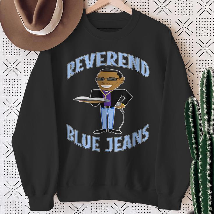 Reverend Blue Jeans Sweatshirt Geschenke für alte Frauen