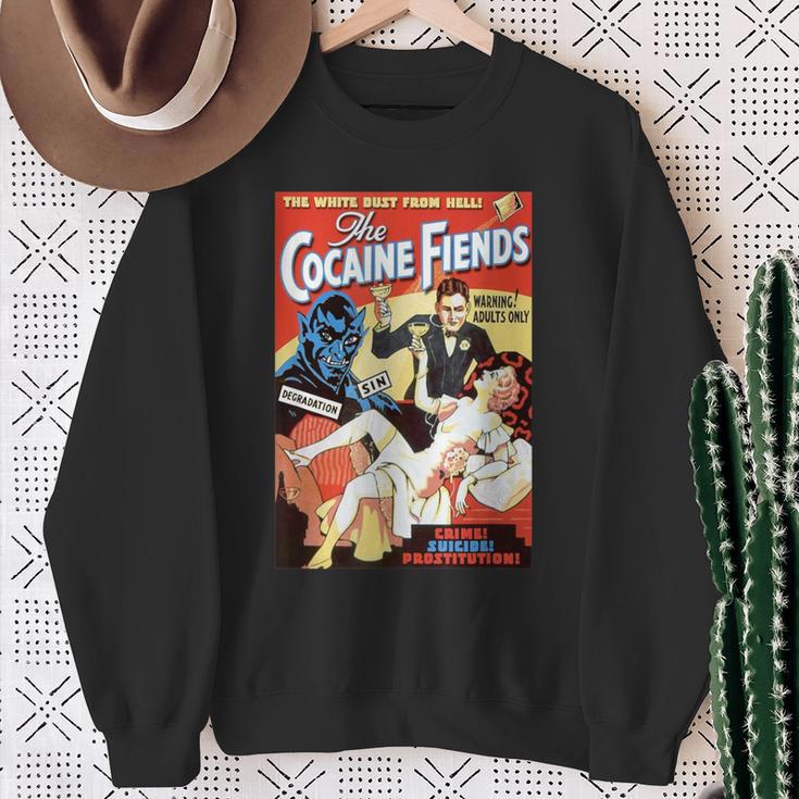 Rhythm Kills Cocaine Fiens In 1935 Sweatshirt Geschenke für alte Frauen