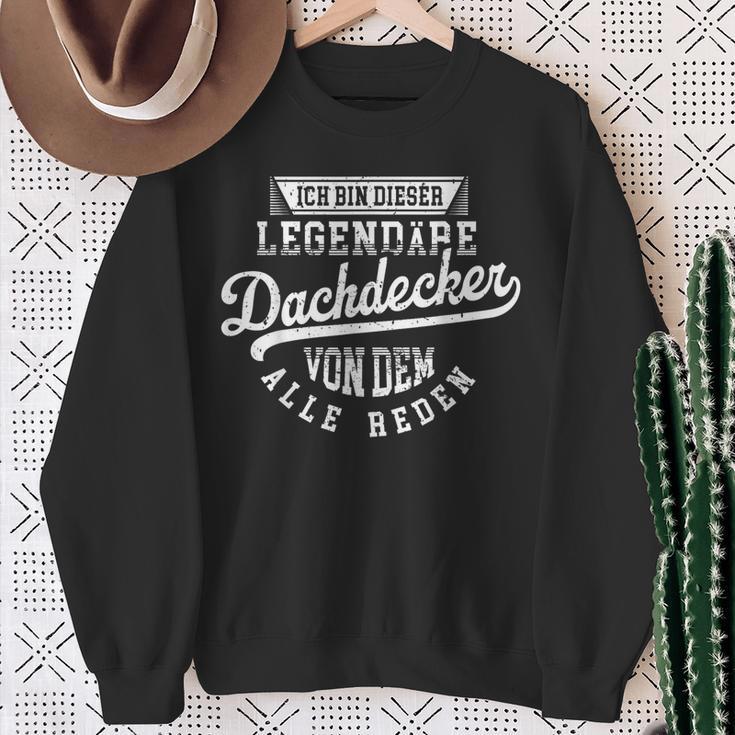 Roofer Legend intage Slogan S Sweatshirt Geschenke für alte Frauen