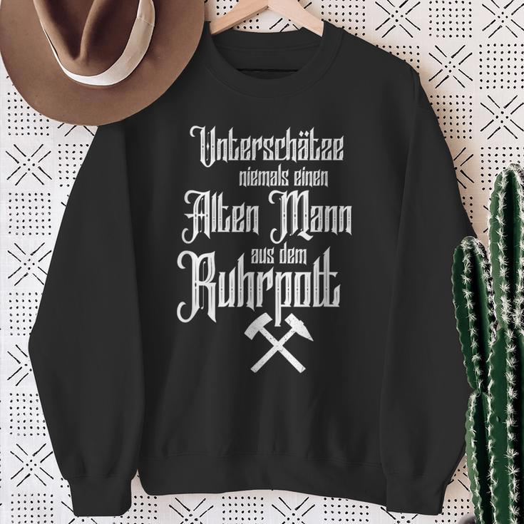 Ruhrpott Quote Ruhrgebiet City Sayings Zeche Kohle Mining Sweatshirt Geschenke für alte Frauen