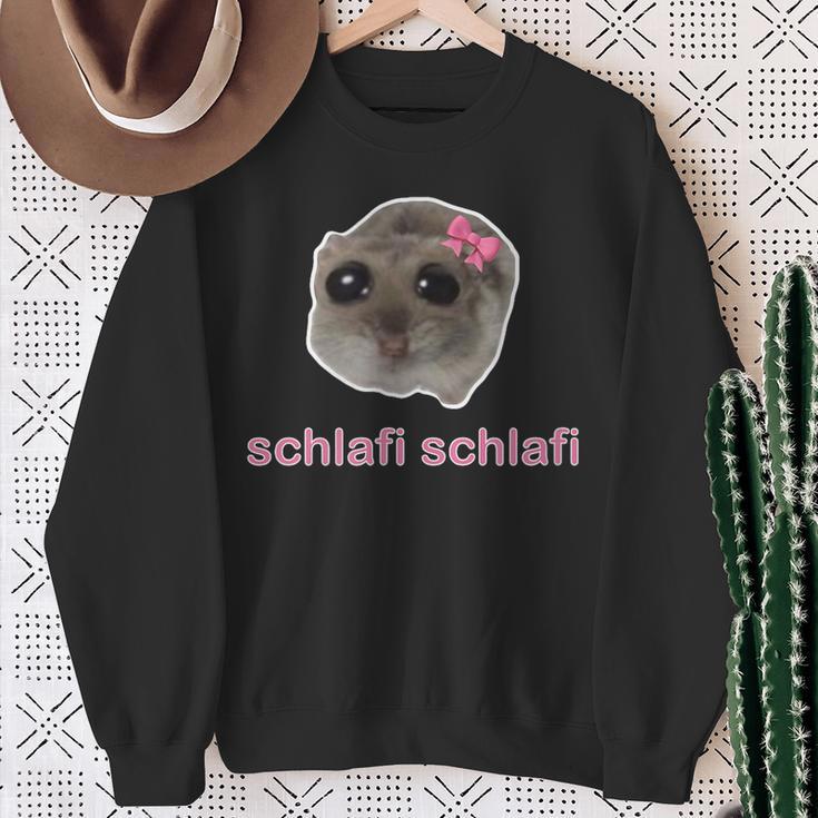 Sad Hamster Sad Hamster Hamstie Hamsty Hamsti Sweatshirt Geschenke für alte Frauen