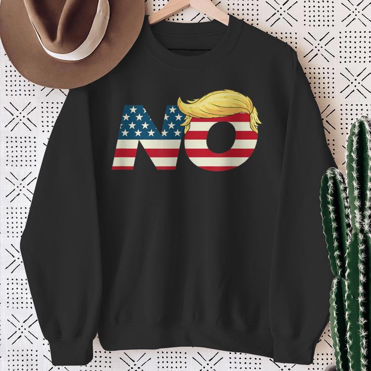 Sag Nein Zu Trump Nein Trump Anti Trump Sweatshirt Geschenke für alte Frauen