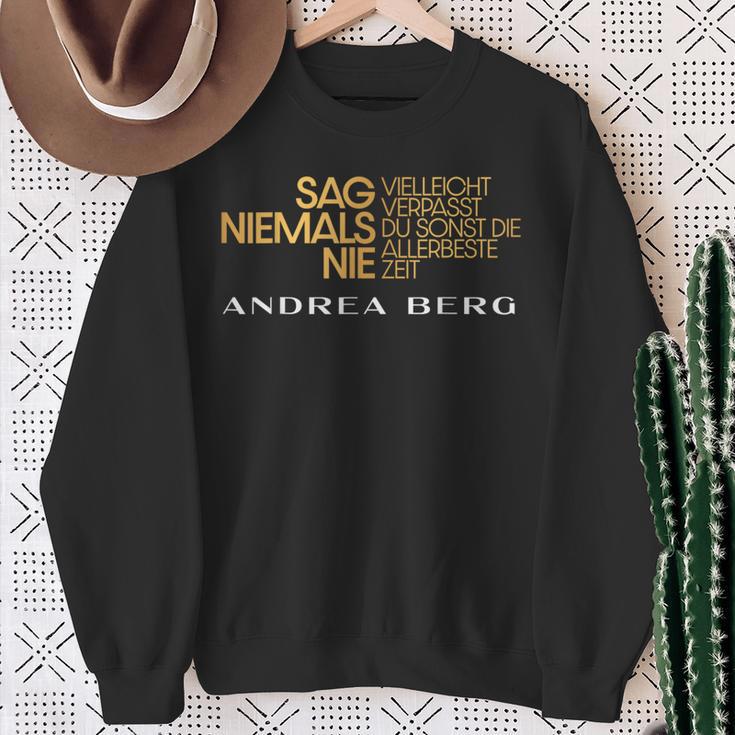 Sag Niemals Nie 2 Sweatshirt Geschenke für alte Frauen