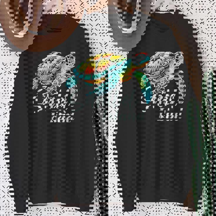Sanibel Island Sea Turtle Sanibel Island Sweatshirt Gifts for Old Women
