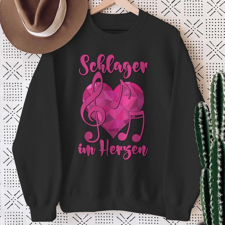 Schlager Schlager Im Herz Sweatshirt Geschenke für alte Frauen