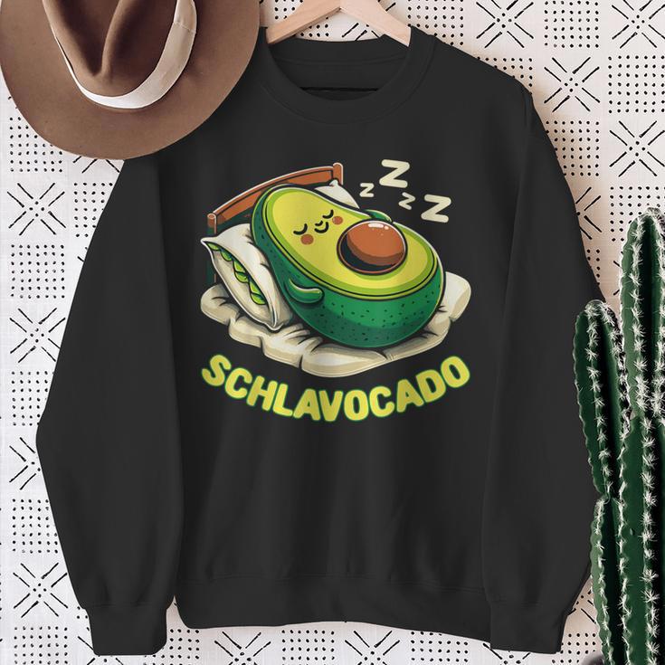 Schlavocado Avocado Pyjamas Nightdress Pyjamas Sleep Sweatshirt Geschenke für alte Frauen