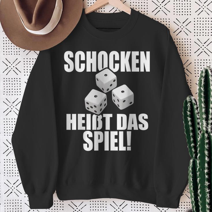 Schocken Heißt Das Spiel Schock Aus Schock Out Sweatshirt Geschenke für alte Frauen