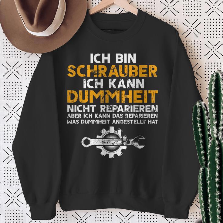 Schrauber Car Mechanic Mechatronics Sweatshirt Geschenke für alte Frauen