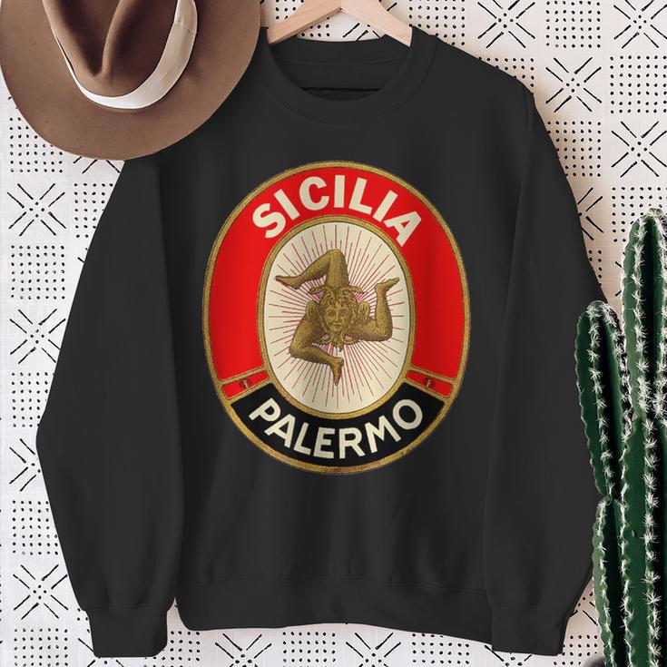 Sicilia Palermo Sicily Italian Sicilian Sweatshirt Geschenke für alte Frauen