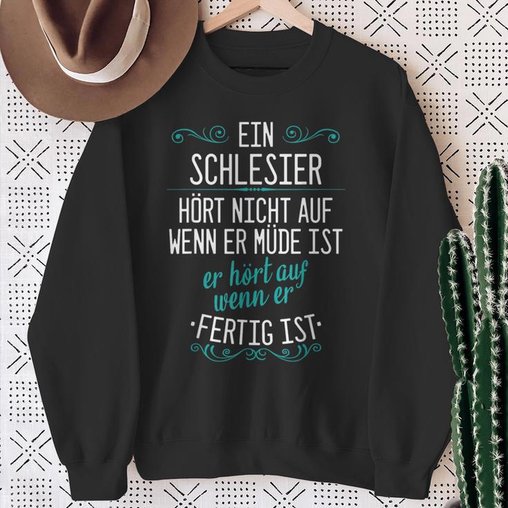 Silesia Schlesier Germany Poland Slogan Sweatshirt Geschenke für alte Frauen