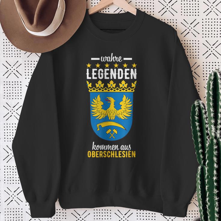 Silesia Upper Silesia Polska Flag Sweatshirt Geschenke für alte Frauen