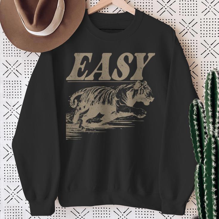 Simple Tiger Sweatshirt Geschenke für alte Frauen