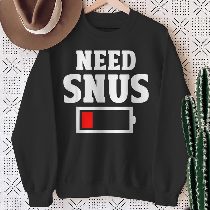 Snus Sweden Sweatshirt Geschenke für alte Frauen