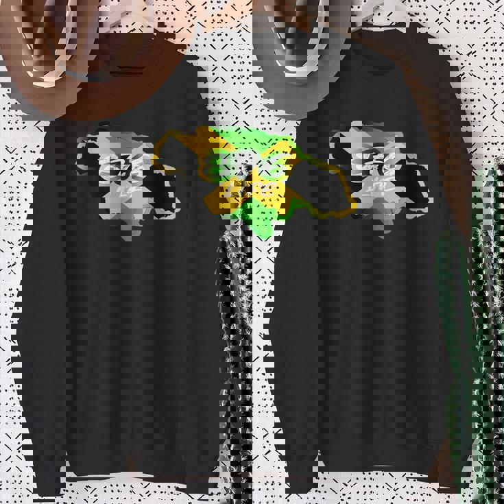 Sono Giamaicano Cheive 876 Life Love Jamaica Felpa Regalos para ancianas