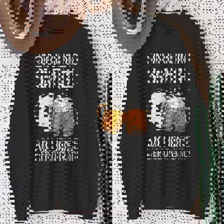 Sono Un Uomo Semplice Amo L'udinese Regalo Tifoso Udine Felpa Regalos para ancianas