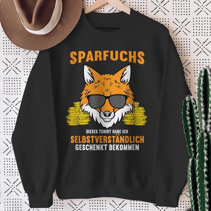 Sparfuchs Money Geizig Sparsam Sweatshirt Geschenke für alte Frauen