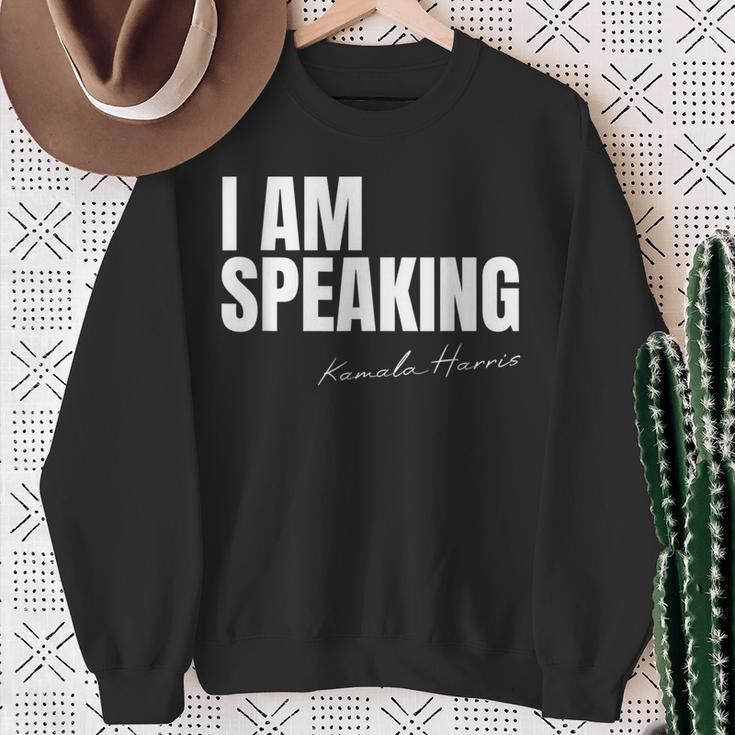 I Speak Kamala Harris Sweatshirt Geschenke für alte Frauen