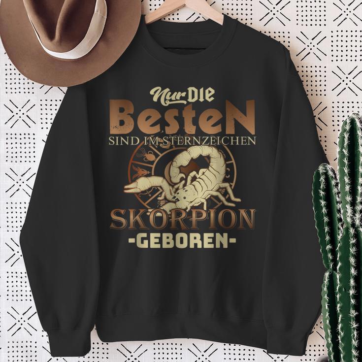 Star Sign Scorpion Nur Die Beste Geben Sweatshirt Geschenke für alte Frauen