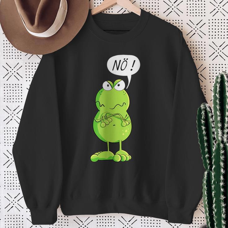 Statement Frog Nö Fun Sweatshirt Geschenke für alte Frauen