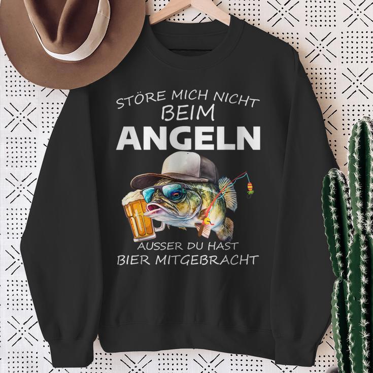 Störe Mich Nicht Beim Angel Ausser Du Hast Bier Mitgebrat Sweatshirt Geschenke für alte Frauen