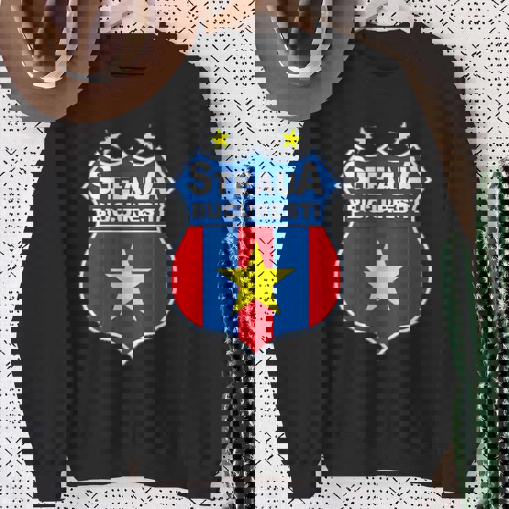 Storico Steaua Bucuresti Rumeno Soccer Felpa Regalos para ancianas