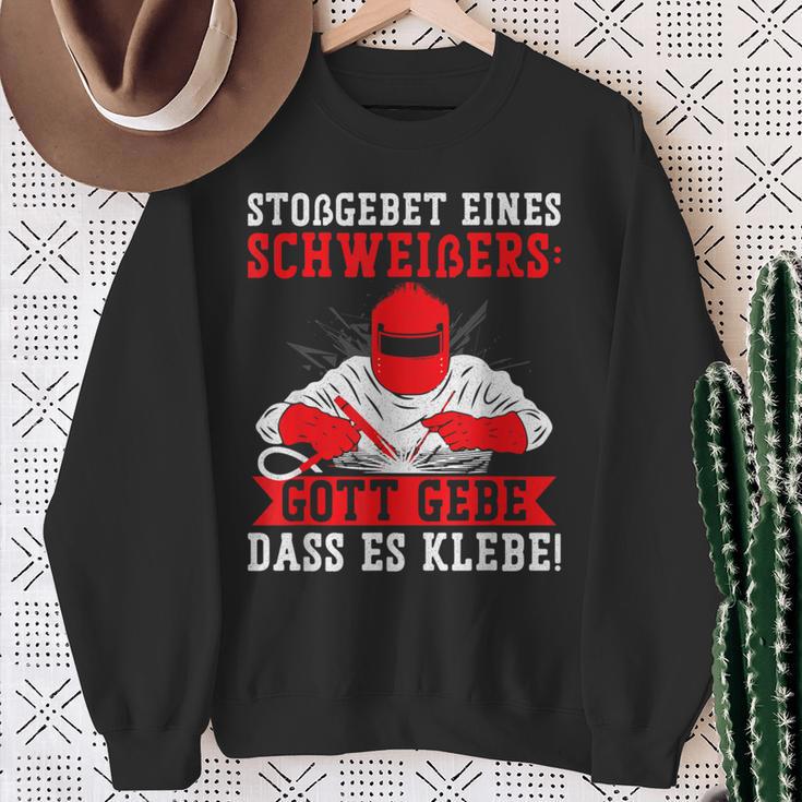 Stoßgebet Einer Welderer Sweatshirt Geschenke für alte Frauen