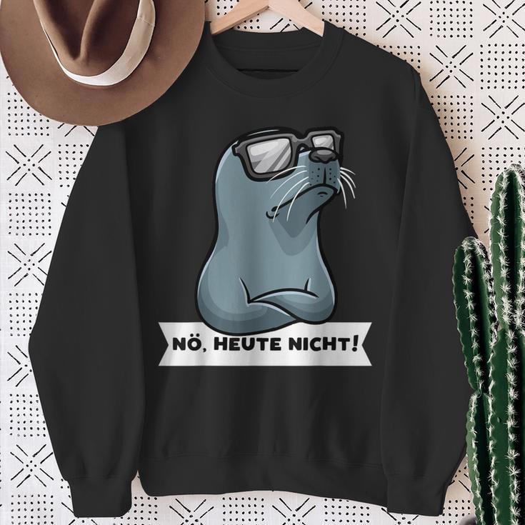 Sturer Seehund Dog Seal Sweatshirt Geschenke für alte Frauen