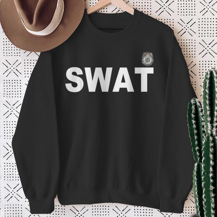 Swat Guards Uniform Police Law Enforcement Sweatshirt Geschenke für alte Frauen